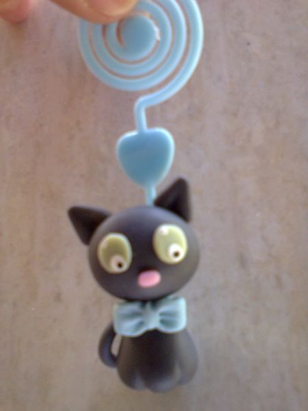 Gatinho em biscuit
