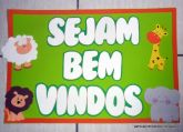 PLACA SEJAM BEM VINDOS