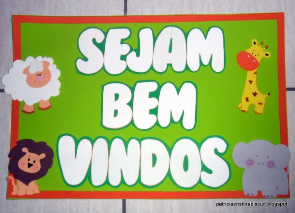 PLACA SEJAM BEM VINDOS
